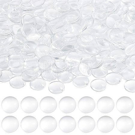200Pcs Transparent Glass Cabochons GGLA-BBC0001-06-1