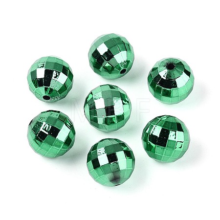 Plating Acrylic Beads PACR-TAC0005-04B-1