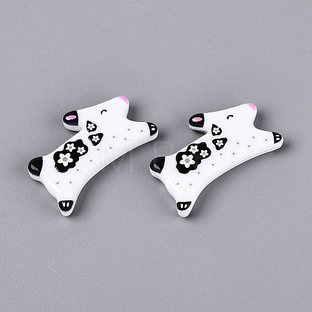 Printed Opaque Resin Beads RESI-N043-05-1