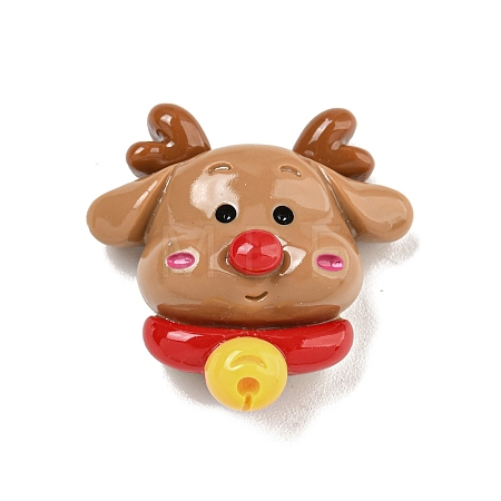 Christmas Theme Opaque Resin Decoden Cabochons CRES-B022-05A-1