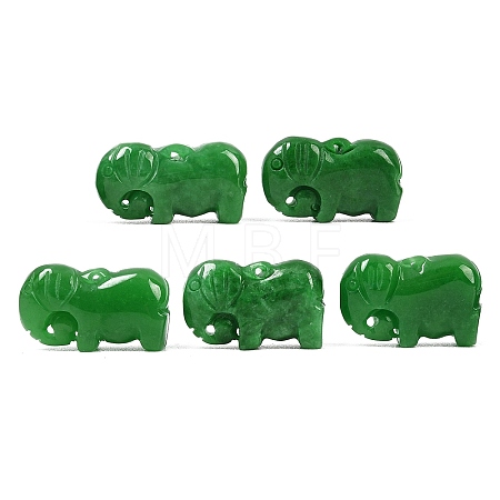 Natural Myanmar Jade Dyed Carved Pendants G-D364-08A-1