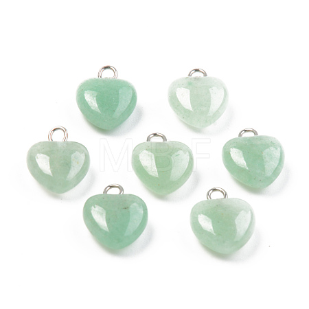 Natural Green Aventurine Charms G-T132-005B-1
