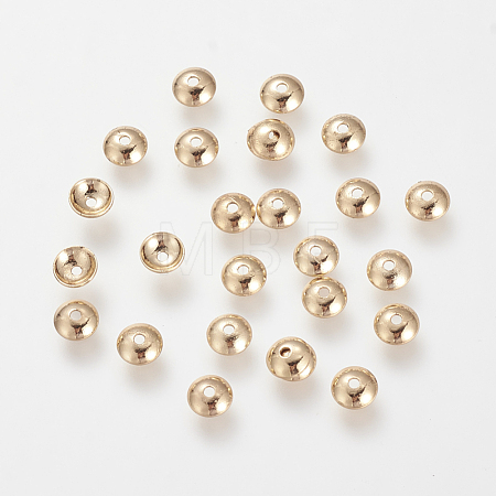 Brass Bead Caps KK-T014-122G-1