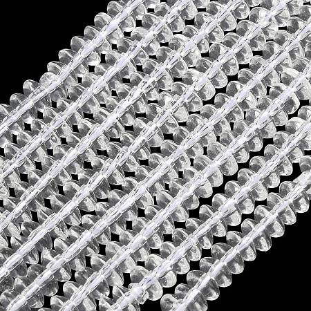 Synthetic Quartz Crystal Beads Strands G-F089-A-01-1