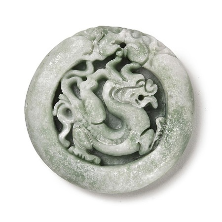 Natural Calcite Carved Pendants G-K349-03C-1
