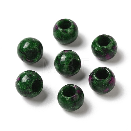 Natural Ruby in Zoisite European Beads G-N342-03H-1