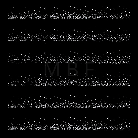 Glitter Hotfix Resin Rhinestone DIY-WH0698-082-1