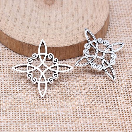 Tibetan Style Alloy Pendants FIND-PW0006-13AS-1