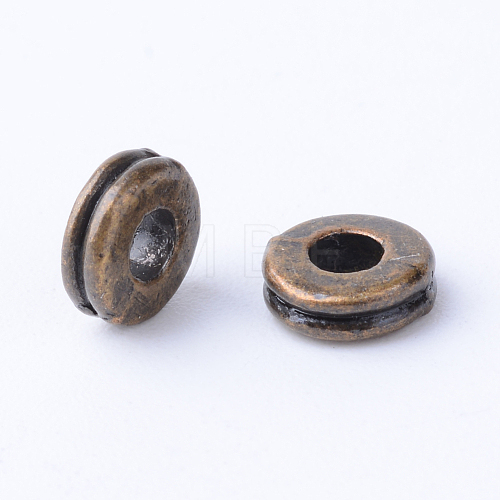 Tibetan Style Alloy Spacer Beads X-TIBE-Q063-53AB-NR-1