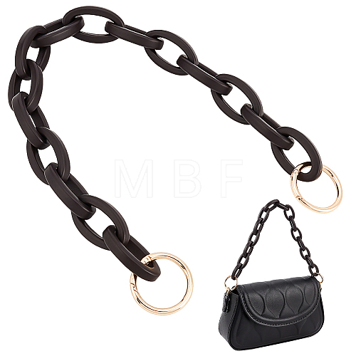 Resin Cable Chain Bag Handles FIND-WH0114-86-1