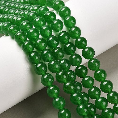 Natural & Dyed Malaysia Jade Bead Strands X-G-A146-8mm-A06-1