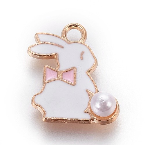 Zinc Alloy Bunny Pendants ENAM-P163-02A-1