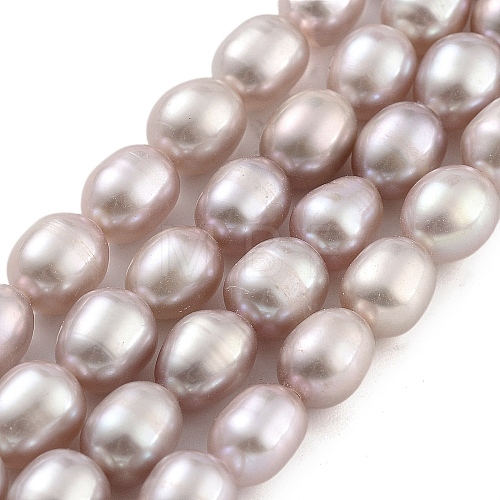 Natural Cultured Freshwater Pearl Beads Strands PEAR-P062-06C-1-1