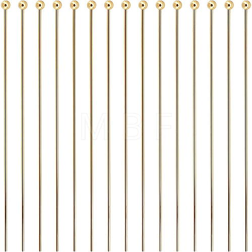 100Pcs Brass Ball Head Pins KK-BC0001-96-1