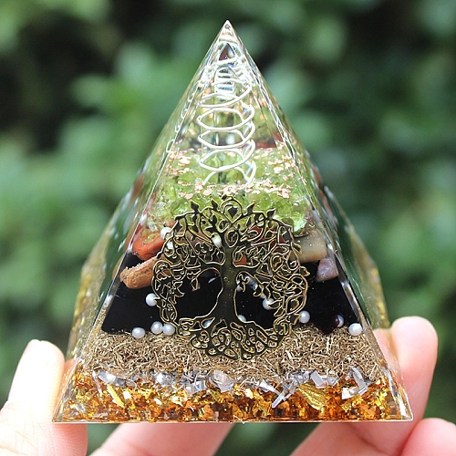 Orgonite Pyramid Resin Energy Generators PW-WG29206-01-1