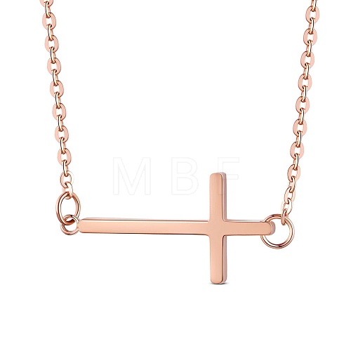 SHEGRACE Stainless Steel Pendant Necklaces JN837A-1