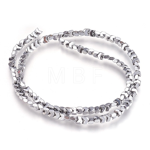 Electroplate Non-magnetic Synthetic Hematite Bead Strands G-I208-20-A-1