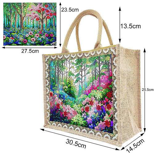 DIY Diamond Painting Handbag Kits PW-WG60864-08-1