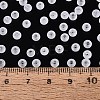 FGB Frosted Transparent Glass Seed Beads SEED-N013-02A-01-4