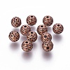 Tibetan Style Zinc Alloy Beads PALLOY-L230-01R-NR-1