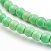 Synthetic Turquoise Beads Strands TURQ-G106-4mm-02-4