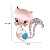 Alloy Brooch PW-WG32526-01-5