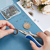 250Pcs 5 Styles Ion Plating(IP) 304 Stainless Steel Jump Rings STAS-WR0001-48-3