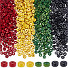 1400Pcs 4 Colors Natural Maple Wood Beads WOOD-SP0002-02-1