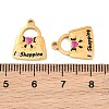 304 Stainless Steel with Enamel Pendants SA-CBAA937-10C-G-3