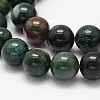 Natural Bloodstone Beads Strands G-N0166-04-4mm-3