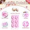 2Pcs 2 Colors Donut Baking Silicone Molds ST-CJ0043-081-3