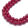 Natural Red Corundum/Ruby Beads Strands G-G106-M01-01-3
