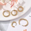 304 Stainless Steel Hoop Earrings EJEW-R017-01G-04-1