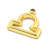 Real 18K Gold Plated Vacuum Plating 304 Stainless Steel Pendants STAS-L278-002G-07-2