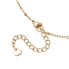 Natural Pearl Rice Beaded Pendant 304 Stainless Steel Satellite Chain Necklaces for Women NJEW-JN05782-5