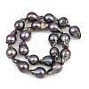 Dyed Natural Baroque Keshi Pearl Beads Strands PA-CBAFEE8-14-3