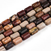 Natural Picasso Jasper/Polychrome Jasper Beads Strands G-N346-01B-05-2