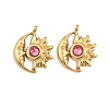 304 Stainless Steel Rhinestone Pendants STAS-Z166-24G-07-1