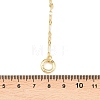 Brass Dapped Chain Y Lariat Necklaces NJEW-H087-06H-G-5