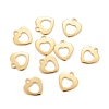 201 Stainless Steel Charms STAS-K217-50C-G-3