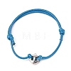 Adjustable Waxed Cotton Thread Cords Bracelets BJEW-PH01162-05-2