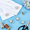 6Pcs Alloy Cufflinks HJEW-PH02576-4