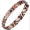 Alloy with Crystal Rhinestone Link Chain Bracelets FS-WG03E93-01-1