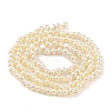 Electroplated Shell Pearl Beads Strands BSHE-C006-05A-2