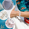 2Pcs 925 Sterling Silver Peanut Twister Clasps FIND-PH0025-42-5