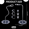 2 Bags 2 Styles Adjustable Plastic Action Figure Display Holders ODIS-WR0001-23A-2