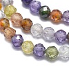 Cubic Zirconia Beads Strands G-G792-47-C-4