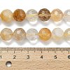 Grade A Natural Yellow Hematoid Quartz Beads Strands G-L642-F04-10mm-5