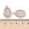 Natural Quartz Crystal Oval Pendants G-C102-07G-01-3