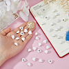 40Pcs 1-Hole Resin Shank Buttons BUTT-FH0001-040A-3